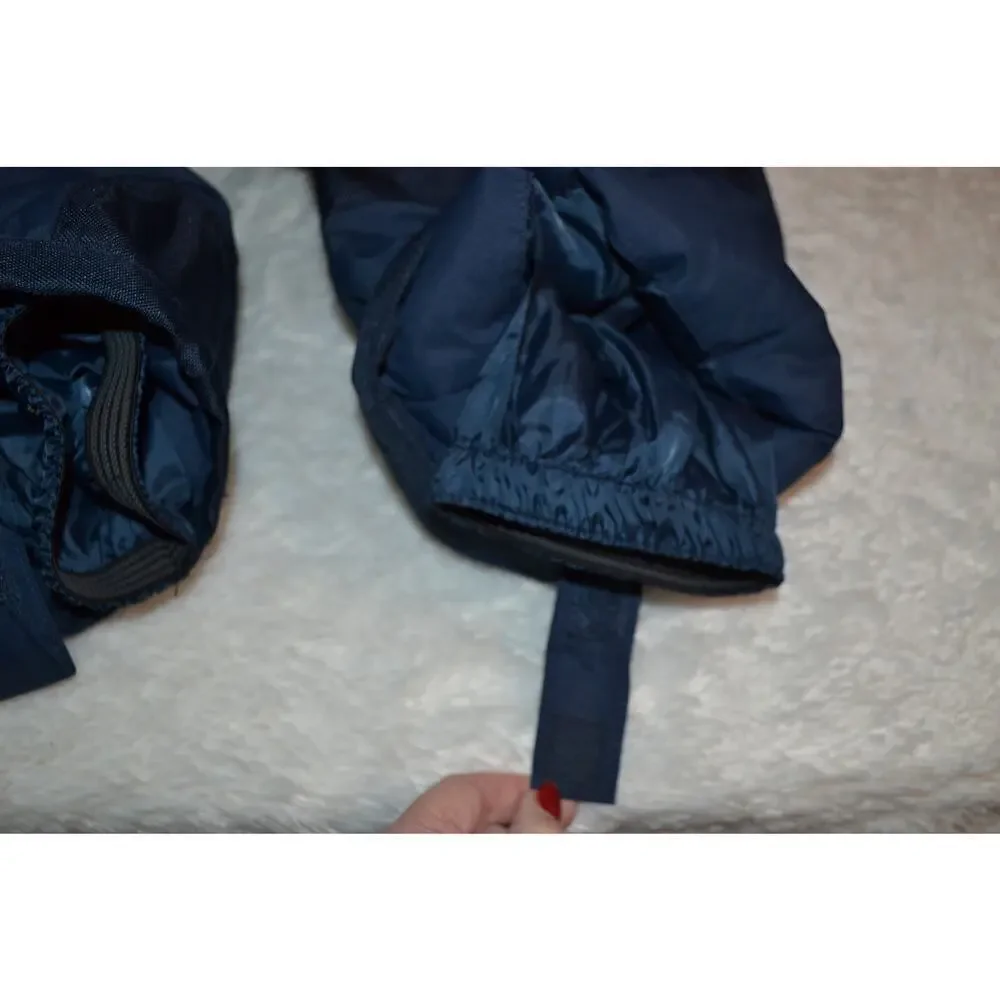 STOIC Kids Full Zip Ski Snowboard Bib Snow Pants Size 6 Navy Blue
